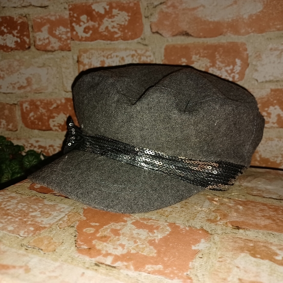 Sarasota Accessories Wool/Ble Sequin Bow Grady Cap - Picture 12 of 16